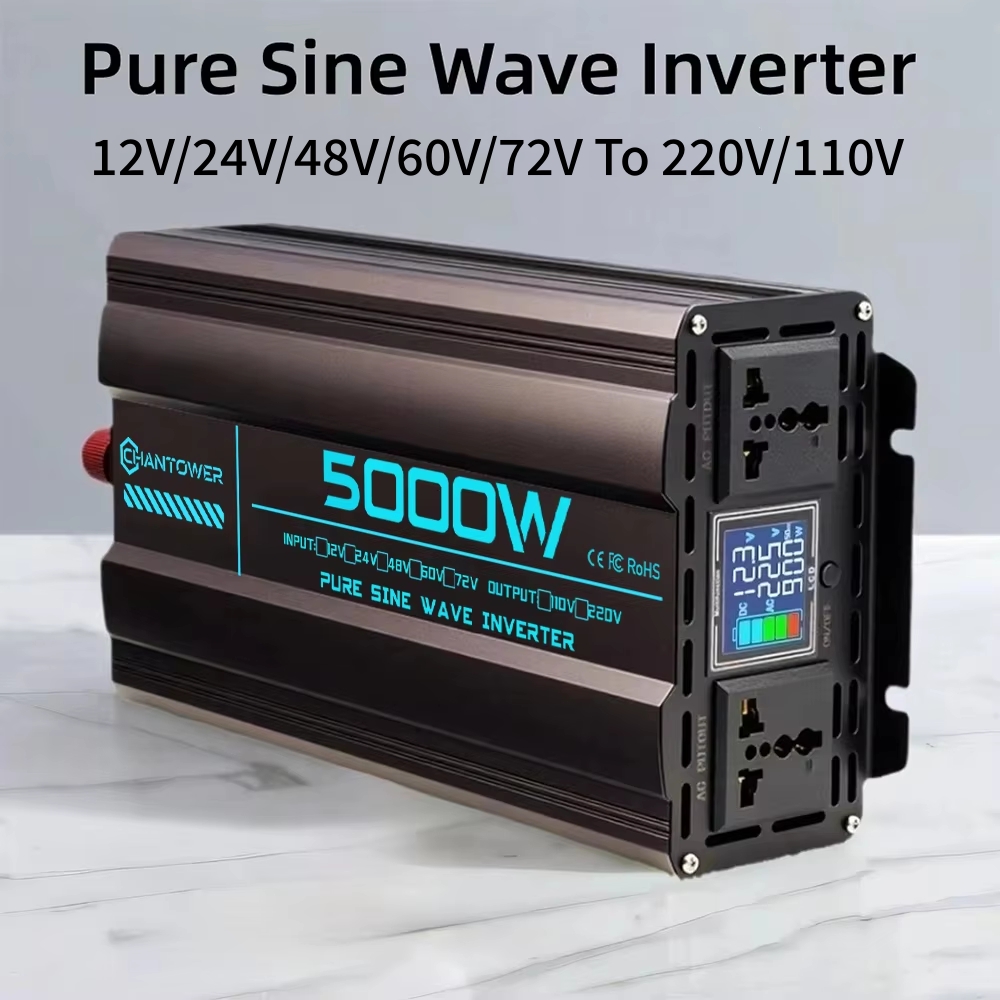 Pure Sine Wave Inverter 5000W 48V 220V - Inverter a onda sinusoidale pura DC