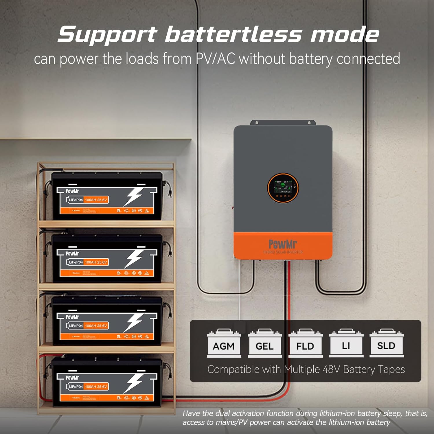 Inverter Ibrido Solare PowMr 1 - Split Phase Inverter 10Kw 110V 220V recensione e prezzo