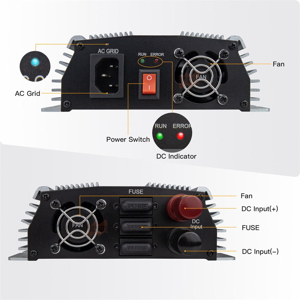 Microinverter solare MPPT da 1 - Micro Inverter 1400W Solar Grid Tie recensione e prezzo